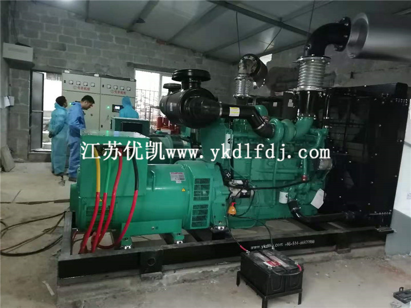2020年11月14日，400KW重慶康明斯發(fā)電機(jī)組2臺并機(jī)交付養(yǎng)殖公司使用