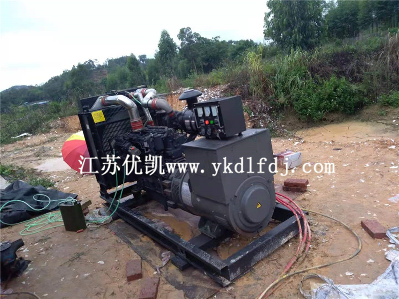 2021年7月31日，上柴股份150KW發(fā)電機組交付廣西某工廠使用
