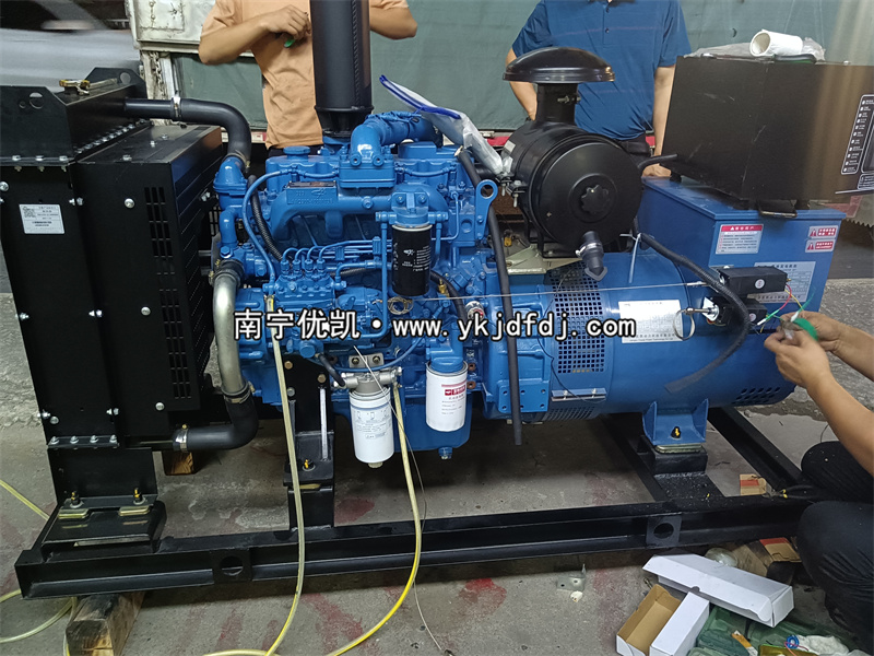 2023年5月23日，客戶到店自提一臺(tái)50kw玉柴柴油發(fā)電機(jī)組