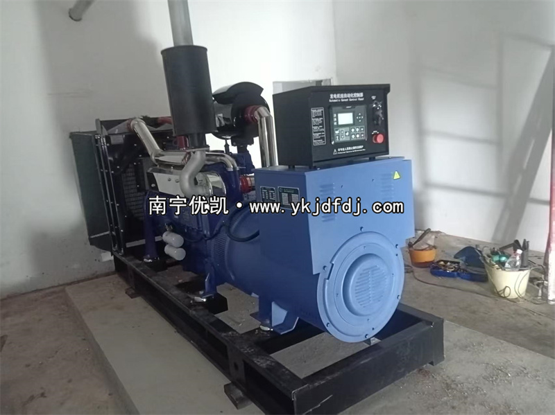 2025年10月30日，防城港項(xiàng)目300kw柴油發(fā)電機(jī)組安裝完成并試機(jī)